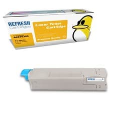 Image of Refresh Cartridges Yellow 44315305 Toner Compatible With OKI Printers