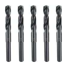 Image of 37/64" M35 High-Speed Steel HSS Twist Drill Bits with 1/2" Round Shank, 5pcs