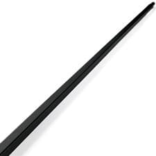 Image of Metal Black straight Home Décor Square Baluster 1117mm Staircase Spindle