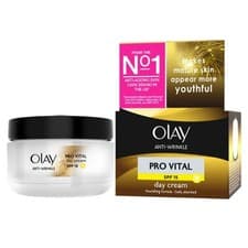 Image of Olay Anti-Wrinkle Pro Vital Anti-Ageing Day Moisturiser SPF15 50ml