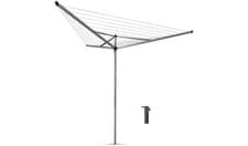 Image of Brabantia Essential 30m 3 Arm Rotary Airer with Ground Tube