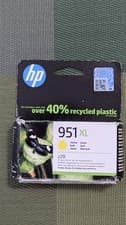 Image of Original HP 951 XL Ink Cartridges Yellow Sealed HP 8600 Plus Exp. Dec 2023
