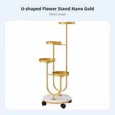 Image of Multi-Tier Plant Stand Minimalist design Multi-Level Pot Display for Living
