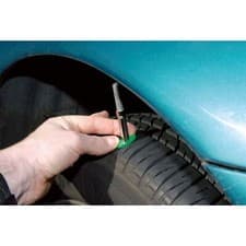 Image of Draper 27298 Tyre Tread Depth Gauge MOT minimum tyre depth requirement