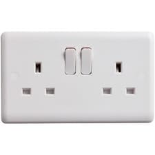 Image of Deta Vimark VC1209S Switched Socket 2-Gang 13A