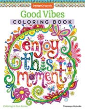 Image of Good Vibes Coloring Book: 30 Beginner-Friendly Relaxing & Creative Art Activitie