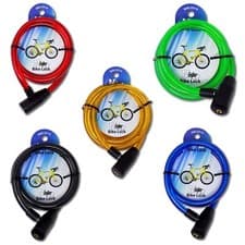 Image of Minder 2 Pack 12mm x 1.8m Heavy Duty Bike Bicycle Chain Lock with 2 Keys
