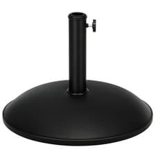Image of Outsunny 20kg Patio Sun Umbrella Base Durable Parasol Garden Stand Cement Round