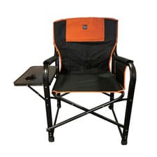 Image of OLPRO Directors Chair Orange & Black - Folding Camping Chair