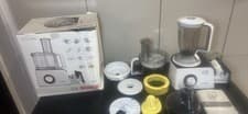 Image of Bosch MCM4100GB Food Processor and accessories, accessory bundle working