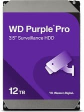 Image of Western Digital 12TB WD Purple Pro Surveillance Internal Hard Drive HD WD122PURP