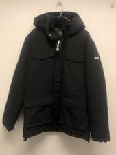 Image of SCHOTT MENS' PARKA IN BLACK SIZE XL BNWT