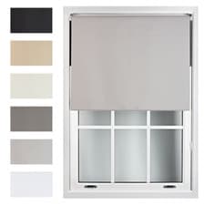 Image of Furnished Blackout Roller Blinds Thermal 100% Black Out Window Blind
