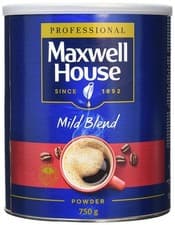 Image of Maxwell House Mild Blend Instant Coffee Powder in Tin - 750g, Great Value!