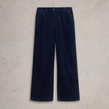Image of White Stuff Belle Cord Wide Leg Trouser Dark Navy