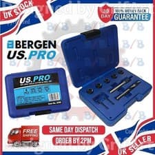 Image of USPRO 9PC HSS SPOT WELD CUTTER & DRILL BIT REMOVAL SET 3/8" 5/16" TOOL 8MM 9.5MM