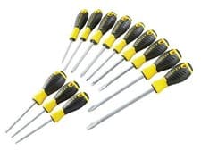 Image of Stanley Tools 0-60-212 Essential Screwdriver Set 12 Piece Sl/Ph/Pz/Tx STA060212