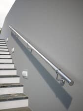 Image of HIGH QUALITY - STAINLESS STEEL – WALL MOUNTED HANDRAIL - 316 GRADE - 48.3mm DIA.