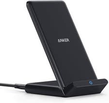 Image of Anker Wireless Charger, PowerWave Stand, Qi-Certified for iPhone 15/14/13/12