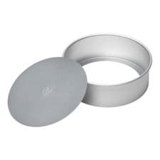 Image of TALA SILVER ANODISED LOOSE BASE DEEP CAKE TINS 13CM - 30CM DIAMETERS