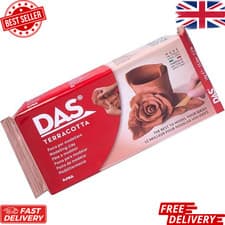 Image of DAS Air Drying Modelling Clay 1kg-White Stone Terracotta Hardening Pottery Craft