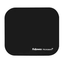 Image of Fellowes Microban Antibacterial Mouse Mat Black 5933905