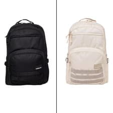 Image of NEW Adidas ORIGINALS Daily Backpack 32L Black/White White/Beige jk3429 iu7706