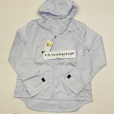 Image of $95 Womens Size S Nike Woven Running Hooded Woven Jacket Reflective CU3217-085