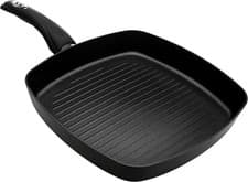 Image of 28cm Square Diamond Non-Stick Aluminum All Hobs Induction Griddle Grill Pan