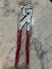 Image of Lock Button Wrench Spanner Waterpump Pliers PVC Grips Size 300 mm