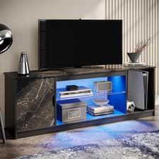 Image of Bestier 145 CM LED TV Stand for 55/60 / 65 Inch Tvs Gaming Entertainment Center