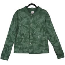 Image of LuLaRoe Green Palm Leaf Soft & Stretchy Kenny Jacket Women’s Size 3XL NWOT