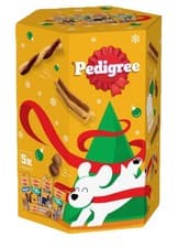 Image of Pedigree Christmas Gift Box for Dogs 5x treats
