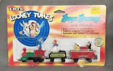 Image of VINTAGE 1989 ERTL LOONEY TUNES - BUGS BUNNY & FRIENDS WITH DIECAST TRAIN - 2721.