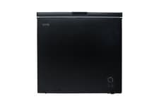 Image of HYE Chest Freezer 205L Freestanding 90cm - Black - Suitable For Garages & Basket
