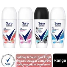 Image of Sure Women Motion Sense AP Deodorant Roll-on 72H Nonstop, Protection, 50ml