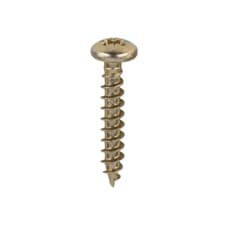 Image of Timco Classic Multi-Purpose Screws Woodscrew PZ Pan Head Yellow Pack 200