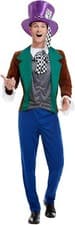 Image of Smiffys 50729L Mad Hatter Costume, Men, Multi-Colour
