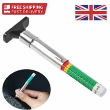 Image of Manual Tyre Tread Depth Measuring Gauge Tool for Car Van Truck Motorcycle UK