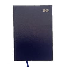 Image of ValueX Desk Diary 2026 A4 Day per Page Blue