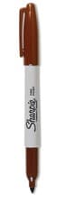 Image of Sharpie Fine Point Permanent Marker Pen Brown, Choose from 6 Pack Sizes