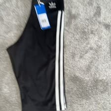 Image of Adidas Women's 3 Stripe Bike Shorts XS BNWT