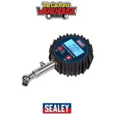 Image of Sealey TST001 Digital Tyre Pressure Gauge with Swivel Head & Quick Release