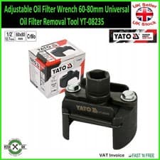 Image of Adjustable Oil Filter Wrench 60-80mm Universal Oil Filter Removal Tool YT-08235