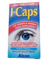 Image of icaps eye vitamins, 30 tablets, once daily formula, Exp 05/2027
