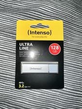 Image of Intenso 128GB USB 3.2 Flash Drive Ultra Line USB-A Memory Stick New Sealed