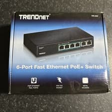Image of TRENDnet TPE-S50 6 Port Fast Ethernet PoE+ Network Switch