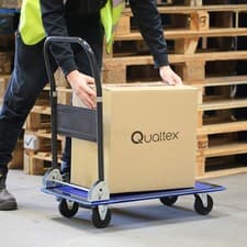 Image of Folding Platform Trolley, Heavy Duty Hand Sack Truck On Wheels 150kg
