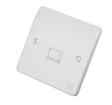 Image of MK K422 Plus 1 Gang Master Telephone Socket