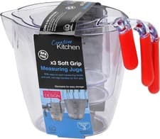 Image of FIRST CHOICE 3321 3pc Measuring Jug Set, 15 x 8 x 11 cm